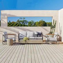 Load image into Gallery viewer, OAHU CONRAD Outdoor Sofa Teak Courtyard Outdoor Furniture