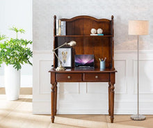 Load image into Gallery viewer, ABEL Writing Desk Solid Wood With Bookshelf Display