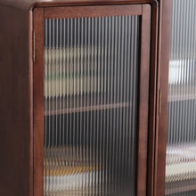 Load image into Gallery viewer, Adelaide SWEDEN Glass Display Solid Wood Wine Cabinet