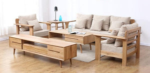 BENTLEY Nordic Modern Solid Wood Sofa