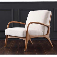 Load image into Gallery viewer, Valentina Scandinavian Armchair Solid Wood