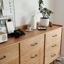 Load image into Gallery viewer, DANIELLA Nordic Hardwood 9 Drawers Sideboard Cabinet