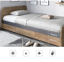 Load image into Gallery viewer, ELIAS Solid Wood Single / Queen Bed 1 /1.2 / 1.5 m