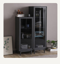 Load image into Gallery viewer, ELLE SWEDEN Glass Display Bookcase Solid Wood ( 4 Colour 2 Size )