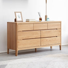 Load image into Gallery viewer, EMERSYN HYATT Solid Wood Chest of Drawers North American Hardwood Red Oak ( 2 Color 6 Size )