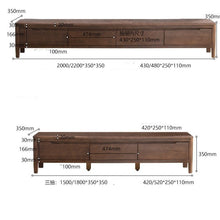 Load image into Gallery viewer, GEORGIA Sweden HILTON Solid Wood TV Console Cabinet