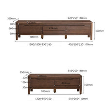 Load image into Gallery viewer, GEORGIA Sweden HILTON Solid Wood TV Console Cabinet