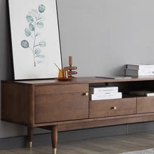 Load image into Gallery viewer, ELIJAH Nordic Solid Wood TV Console Cabinet Simple Modern Design