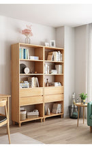 Load image into Gallery viewer, JADE CARLTON Bookcase Book Shelf Nordic Solid Wood