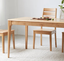 Load image into Gallery viewer, JAKIRA Japanese Nordic Scandinavian Solid Wood Dining Table and Chair