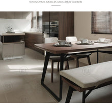 Load image into Gallery viewer, JOEL Nordic Dining Table Solid Wood Modern Minimalist Chair