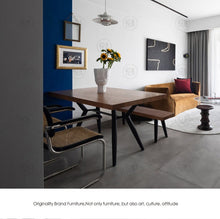 Load image into Gallery viewer, LINDA Radisson Scandinavian Nordic Dining Table Live Edge Straight Edge