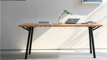 Load image into Gallery viewer, HAZEL Modern Industrial Solid Wood Study Table