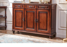 Load image into Gallery viewer, NAOMI Boston Hilton Buffet Sideboard Cabinet American Country Solid Wood for Cloth Wine Shoe ( 2 Design )