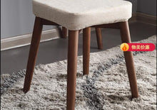 Load image into Gallery viewer, JAXON Cushion Stool Dining and Dressing Table Solid Wood