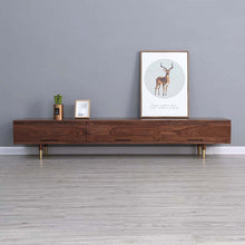 Load image into Gallery viewer, Phoebe RITZ TV Console Solid Wood Cabinet Modern Minimalist Walnut Colour