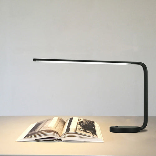 Akiana Black/White Desk Lamp