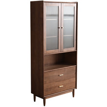 Load image into Gallery viewer, JEREMIAH Glass Display Cabinet Hutch 175cm