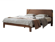 Load image into Gallery viewer, BRYSON Japanese Nordic Bed  Solid Wood