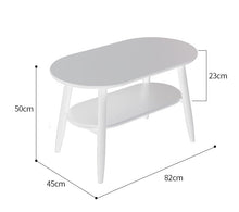 Load image into Gallery viewer, Alayah Japanese Scandinavian Coffee Table Solid Wood ( 4 Colour 2 Size )