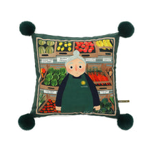 Load image into Gallery viewer, Market Designer Throw Pillow Cover &amp; Insert