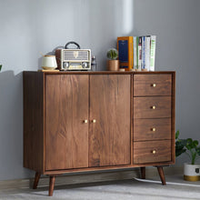 Load image into Gallery viewer, AUBREE HYATT Chest Drawer Nordic Bedroom American Hardwood Buffet