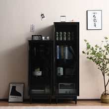 Load image into Gallery viewer, ELLE SWEDEN Glass Display Bookcase Solid Wood ( 4 Colour 2 Size )
