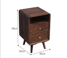 Load image into Gallery viewer, WESTON Nordic Solid Wood Bedside Lamp Table Scandinavian