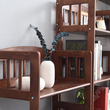 Load image into Gallery viewer, DAVIDE Modern Solid Wood Bookshelf Storage
