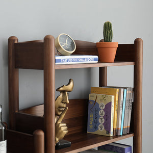 BENJAMIN Bookcase Storage Solid Wood Bookshelf