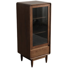 Load image into Gallery viewer, NATHANIEL Glass Display Solid Wood Cabinet