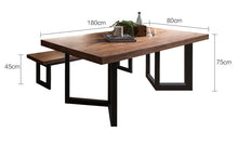 Load image into Gallery viewer, Phoenix BALI CONRAD Dining Table Live Edge Solid Wood