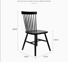 Load image into Gallery viewer, SIGNE Scandinavian Nordic American Solid Wood Dining Chair ( Available in 6 Colour )