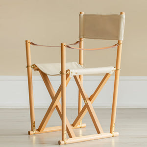 Hazelton Canva Folding Lounger Chair