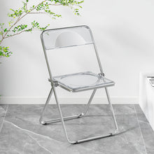Load image into Gallery viewer, Larkin Acrylic Folding Dining Chair (Set of 2)
