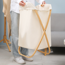 Load image into Gallery viewer, Mcghee Bamboo laundry Basket