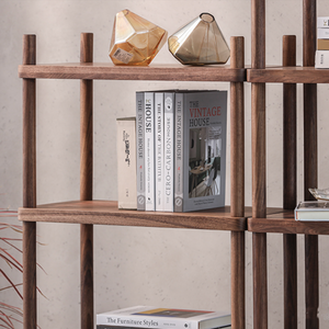 Maudene Solid Wood Bookcase