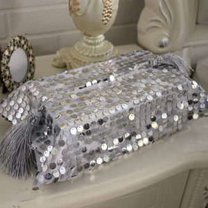 Sequins Paper Tissue Cover