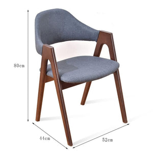 MATEO Luxury Modern Chair Solid Wood Comfy Backrest