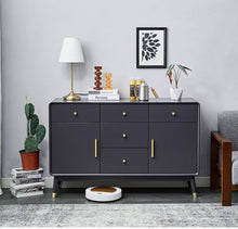 Load image into Gallery viewer, VIVIAN COURTYARD Buffet Cabinet for Cloth, Wine, Shoe Etc ( Grey, Walnut, Natural, White Color )