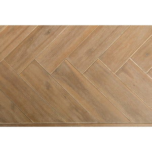 ZACHARY Herringbone Bedside Table Modern Solid Wood