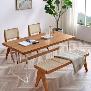 Edwin Acrylic Base Dining Table