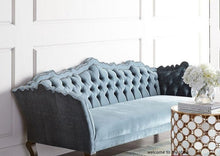 Load image into Gallery viewer, SAVANNAH American French Style Simple Flannel Sofa Neo Classical