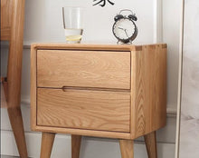 Load image into Gallery viewer, JAMESON Nordic Pure Solid Wood Bedside Table Lamp Stand