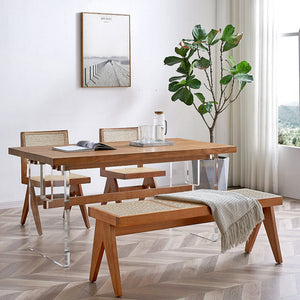 Edwin Acrylic Base Dining Table