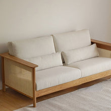 Load image into Gallery viewer, Phinley Log Rattan Sofa
