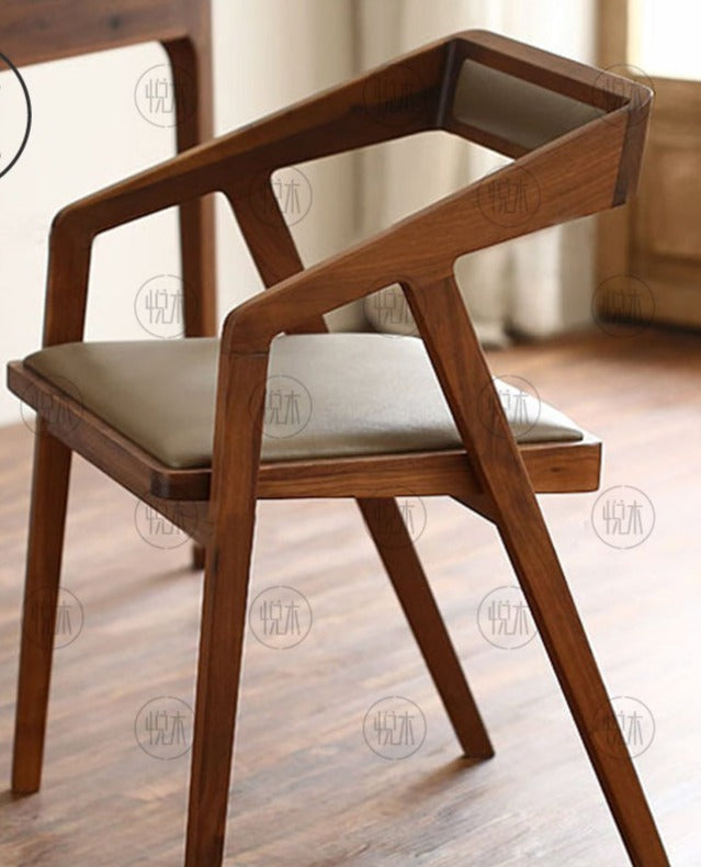 ABRAHAM Chair Nordic Solid Wood Dining Chair