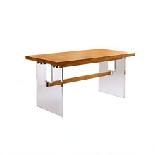 Load image into Gallery viewer, Edwin Acrylic Base Dining Table