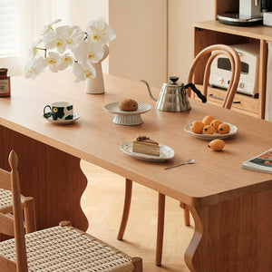 Jalen Wavy Base Dining Table