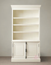 Load image into Gallery viewer, ASHLEY HYATT American Rustic Solid Wood Sideboard Bookshelf Cabinet French Retro Style